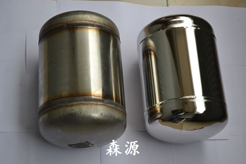 不锈钢电解抛光液镜面抛光实例!